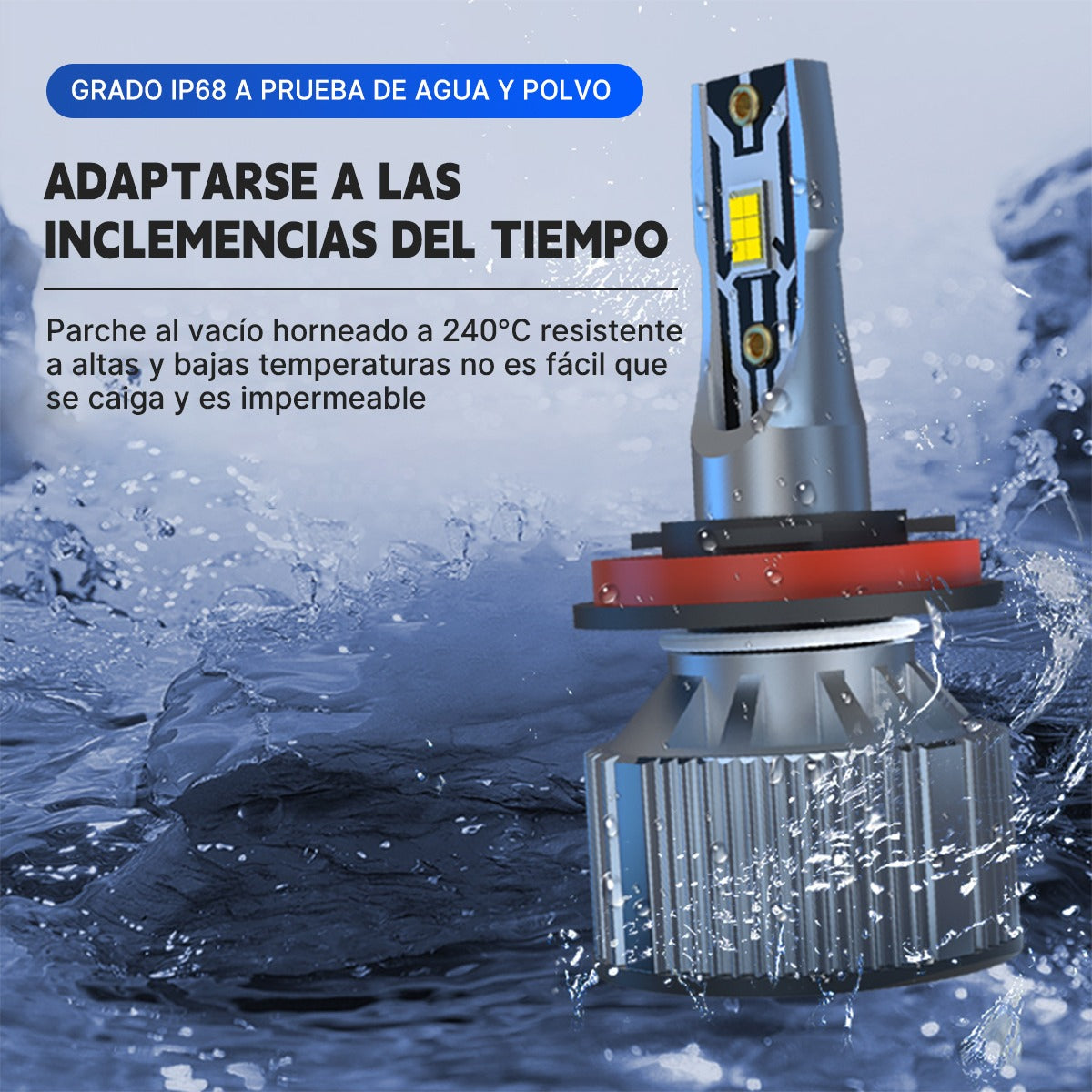 Luces Para Auto S9 Ampolleta Led 24000lm Por H3 H4 H7 H11