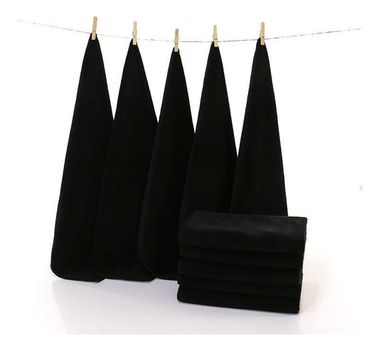 Toallas Para Peluquería / Barberia Negra
