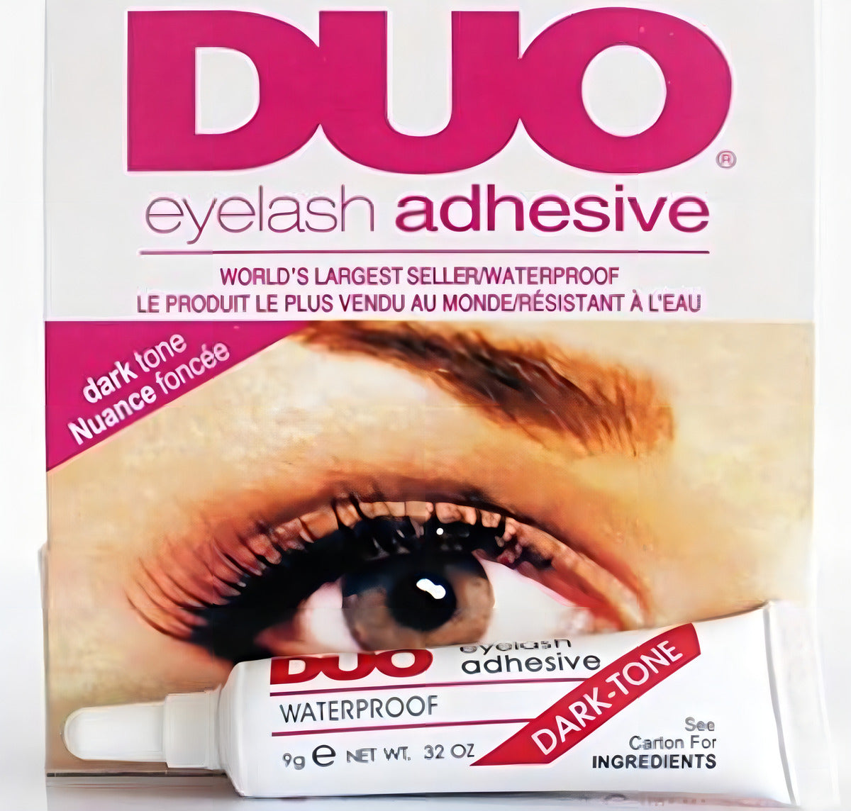 Pegamento Para Pestañas Postizas Duo Dark Tone Adhesivo 9g Impermeable