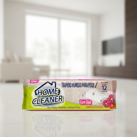 Trapero Humedo Home Cleaner Aroma Floral 12unid Blanco - Blanco