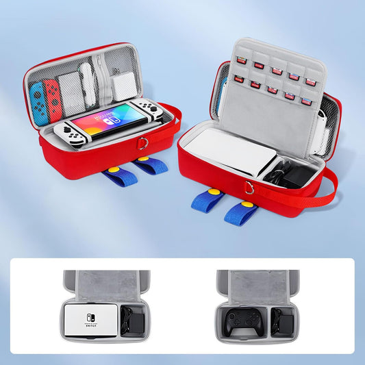 Estuche Funda Para Nintendo Switch Oled Gran Capacidad Viaje