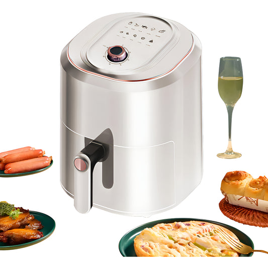 Freidora de Aire HOSO 7.5L 1500W - Cocina Sin Aceite, Sartén Antiadherente