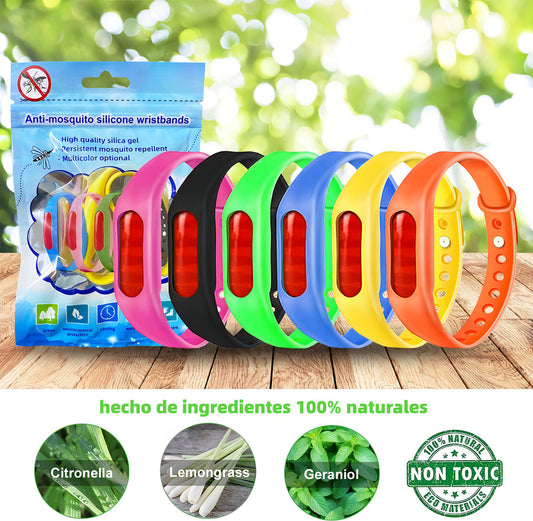 Pulsera Repelente Zancudos Chuño Antimosquitos Insectos 3pcs