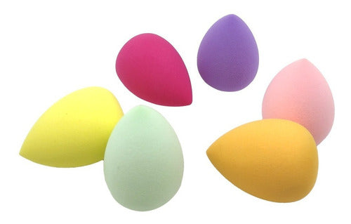 Esponja Maquillaje Puff Suave Redonda Mediana Esponja Maquillaje Mediano