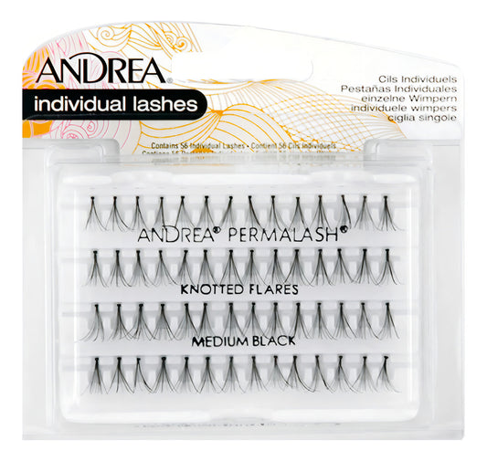 Andrea Pestaña Individual Larga/medium/short Color Negro Corta Espesor 1 Mm Largo 1 Mm Tipo De Curvatura C