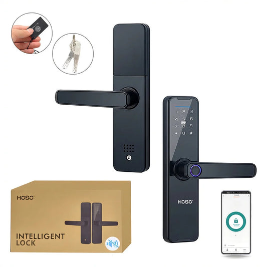 Cerradura Digital Inteligente Huella + NFC + Bluetooth - App Tuya