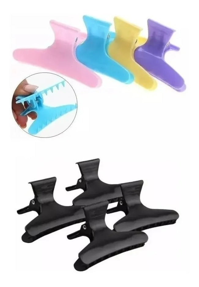 Pinzas Tomador 12 Und Cabello Colores O Negro