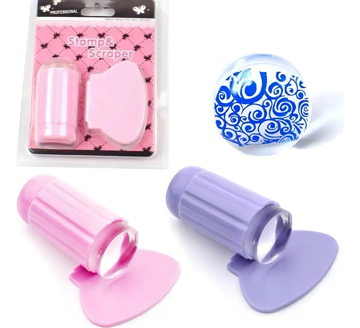 Nos Clear Nail Art Stamping Diy Placa De