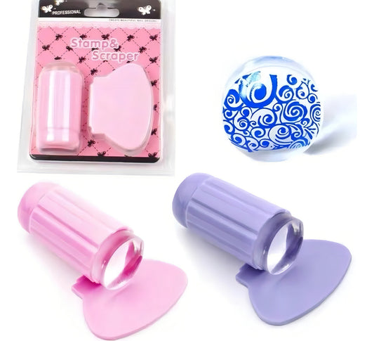 Nos Clear Nail Art Stamping Diy Placa De
