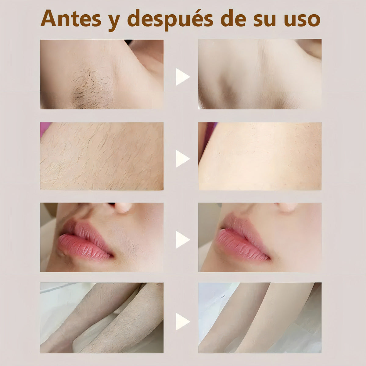 Inalambrico Depiladora Facial Maquina Mujer Recargable Usb Color Blanco