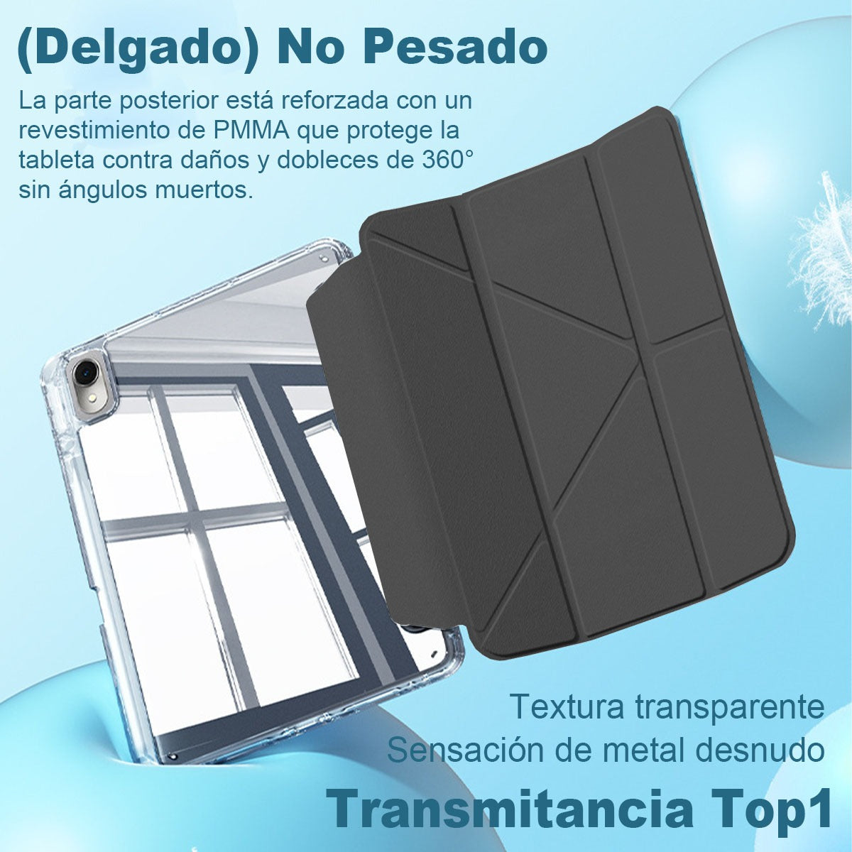 Funda iPad 7ma/8va/9na 10.2  Protector Antigolpe Con Soporte