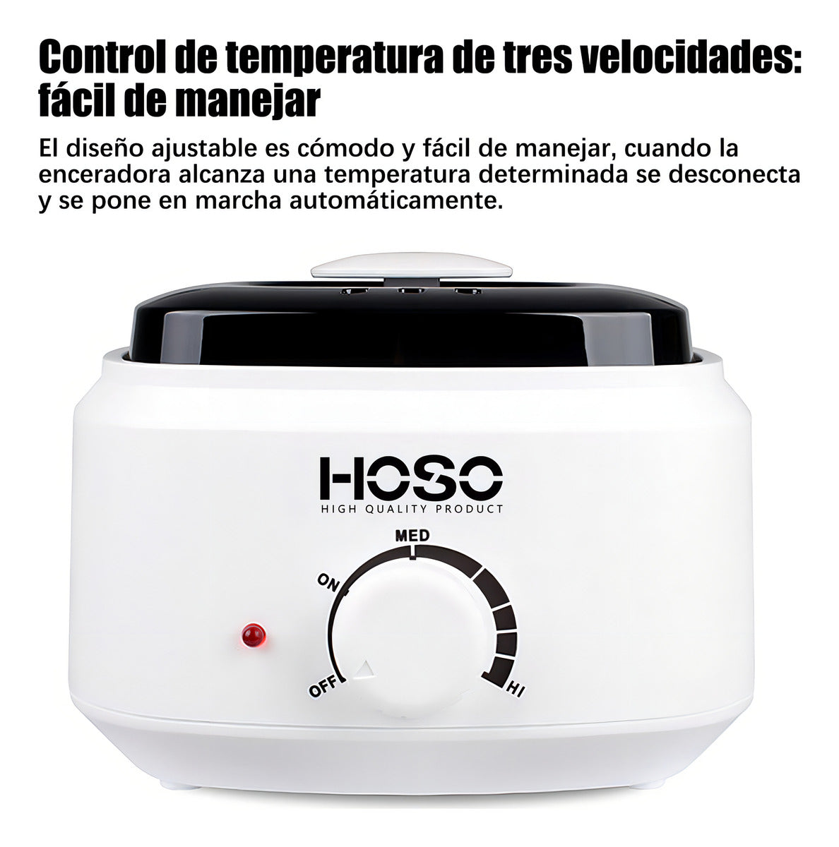 Maquina Olla Depilatoria + 400g De Cera + 10 Paletas