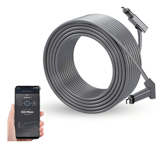 Cable Repuesto Starlink Kit Estándar 46m Conexión Estable Color Gris 46m