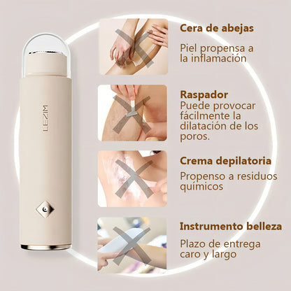 Inalambrico Depiladora Facial Maquina Mujer Recargable Usb Color Blanco