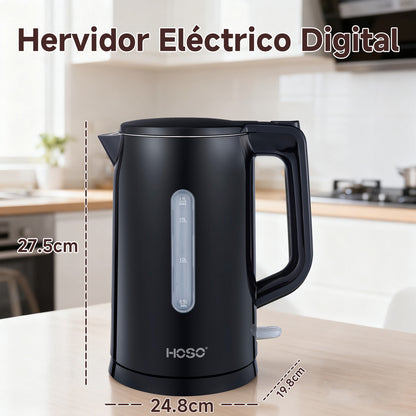 Hervidor 1.7l Sus304 Con Herramienta Libre De Bpa Y Apagado Negro
