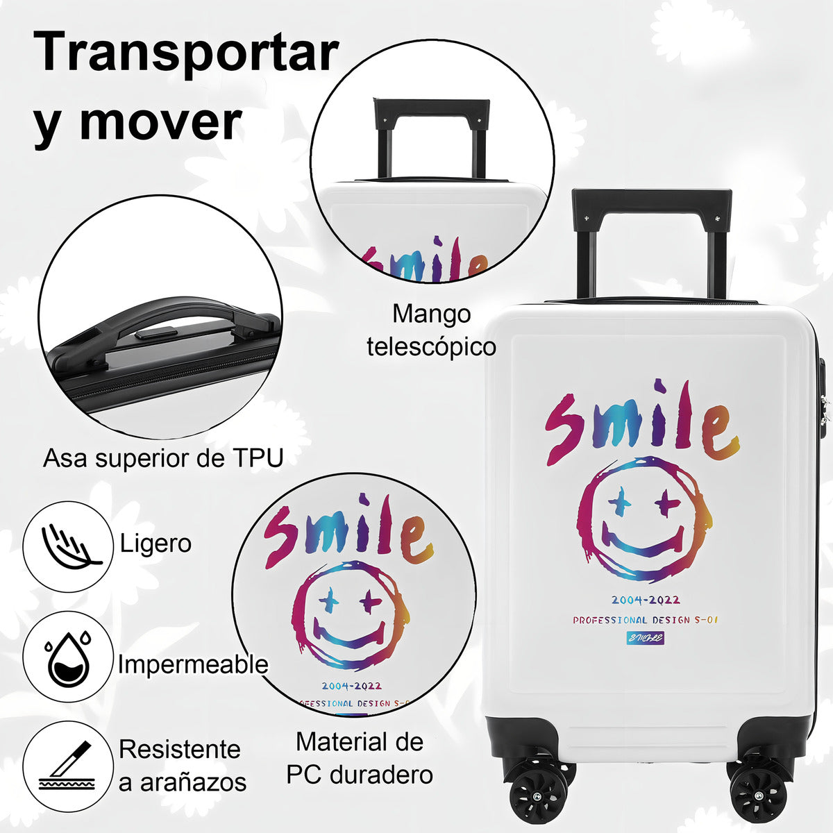 Mochila Maleta De Pollito Para Niños - Colores Variados Color Blanco Smile