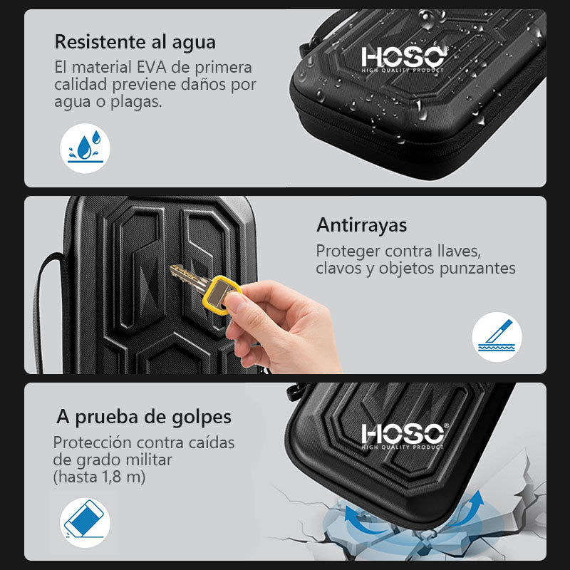 Bolso Estuche Funda 8 En 1 Para Nintendo Switch 2 Color Negro