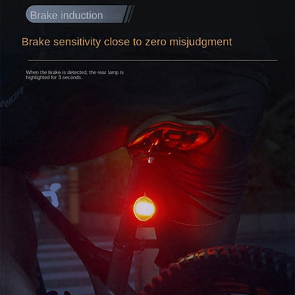 Luz Trasera Bicicleta Twooc Nc10 Led Recargable Usb Ipx5 Negra Negro