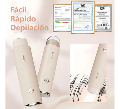Inalambrico Depiladora Facial Maquina Mujer Recargable Usb Color Blanco