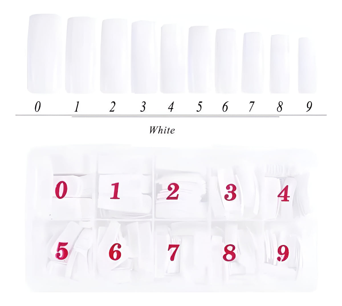 Tips 500 Unidades. Uñas Acrilicas, Gel, Manicure Profesional