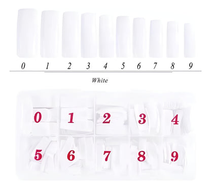 Tips 500 Unidades. Uñas Acrilicas, Gel, Manicure Profesional