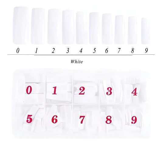 Tips 500 Unidades. Uñas Acrilicas, Gel, Manicure Profesional