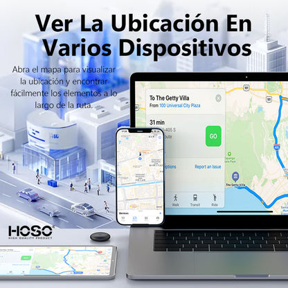 Bluetooth Smart Tag Localizador Gps Compatible Con Find My Negro