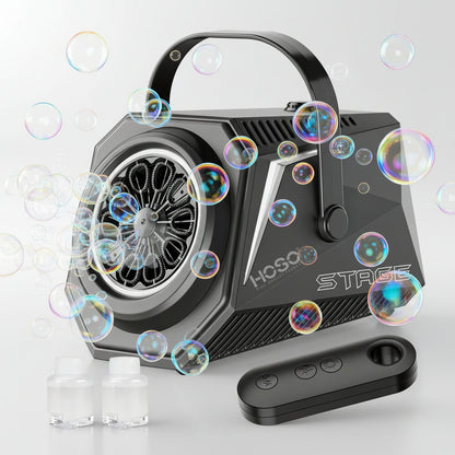 Máquina De Burbujas Hoso Ppj Portátil Con Control Remoto 5w Para Fiestas