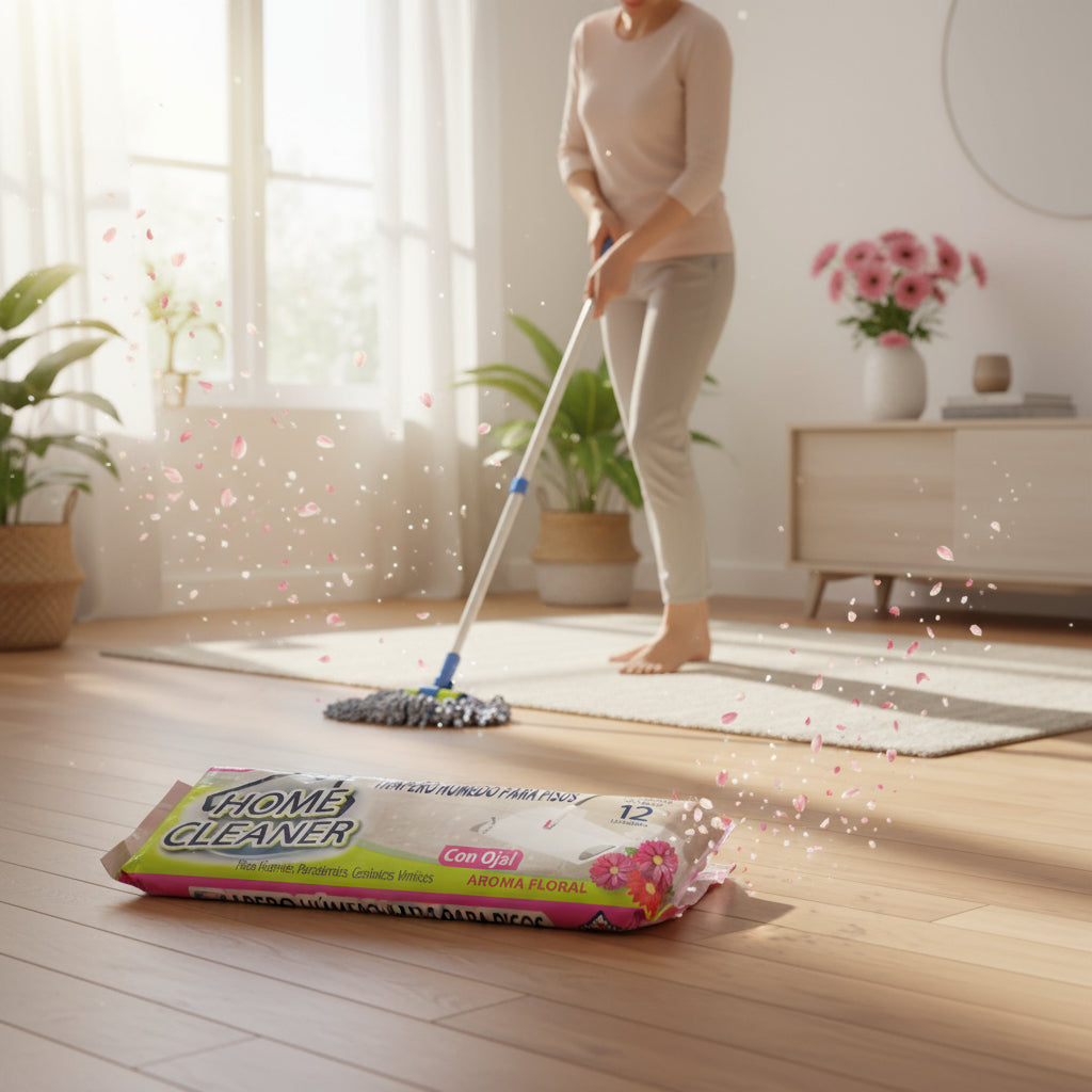 Trapero Humedo Home Cleaner Aroma Floral 12unid Blanco - Blanco