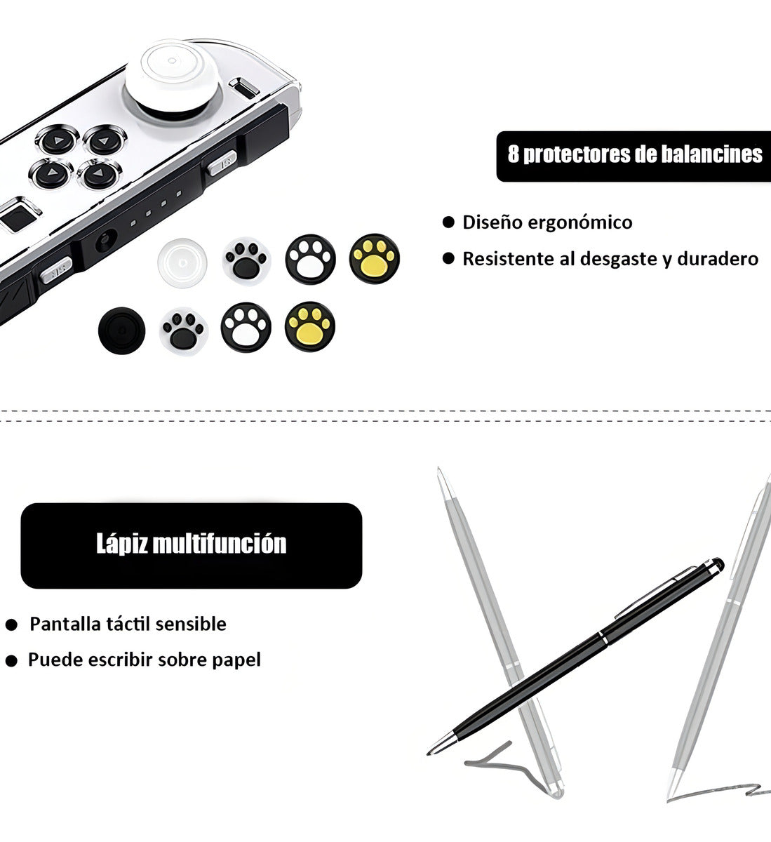 Estuche 24 En 1 Para Nintendo Switch Oled Con Lápiz Capacitivo Hoso Color Negro