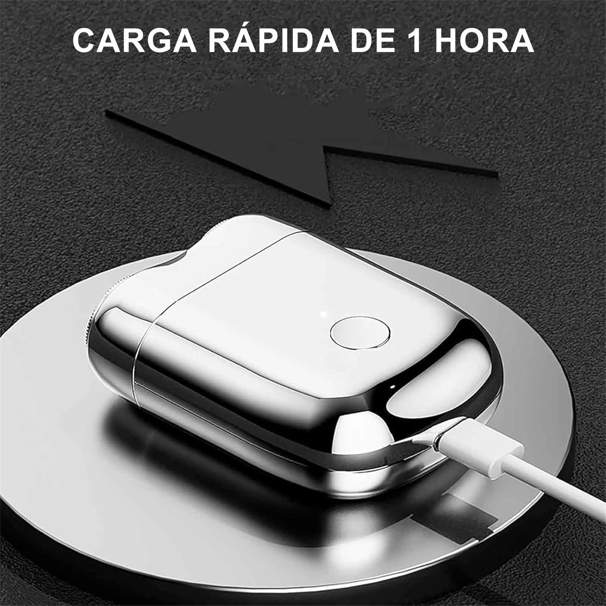 Afeitadora Magnética Portátil Eléctrica Acero Inoxidable