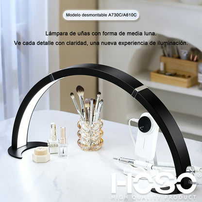 Lámpara De Mesa Plegable Para Salones De Manicura Led Uñas Negro