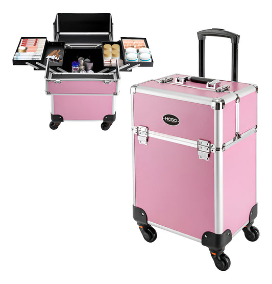 Maleta De Maquillaje Con Ruedas Caja Almacenaje Multiuso