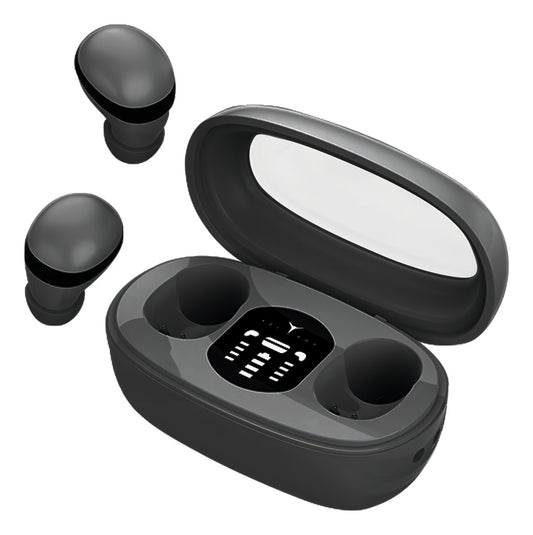 Audífono Inalámbrico Bluetooth Mini13s Portátil Para Sueño Color Negro Luz Verde Lima