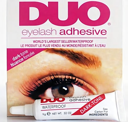Pegamento Para Pestañas Postizas Duo Dark Tone Adhesivo 9g Impermeable