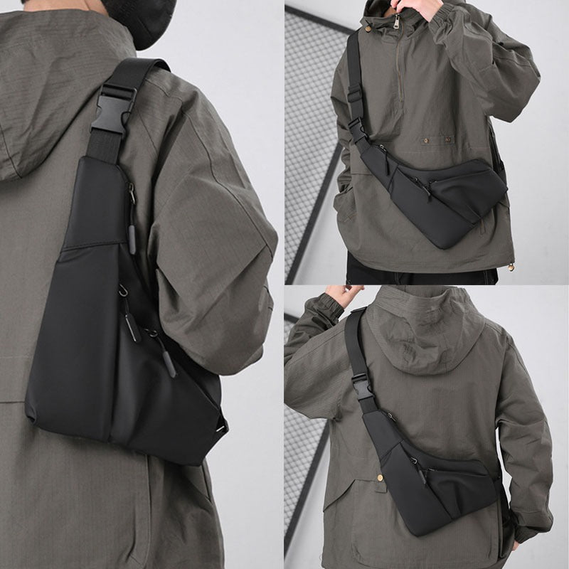Bolso Bandolera Negro Y Gris Hombre Bolso Mujer Bolsos