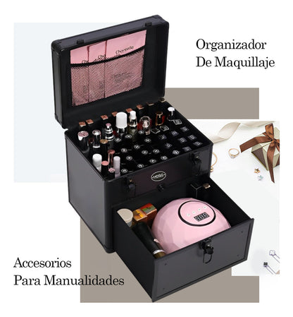Maleta De Manicurista Profesional Multiuso Gran Espacio