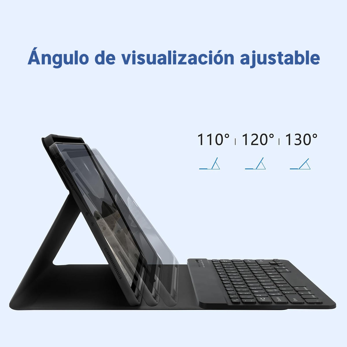 Carcasa iPad 9 Con Telcado Bluetooth Portátil Para 10.2/10.5