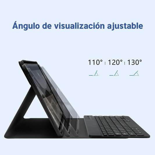 Carcasa iPad 9 Con Telcado Bluetooth Portátil Para 10.2/10.5
