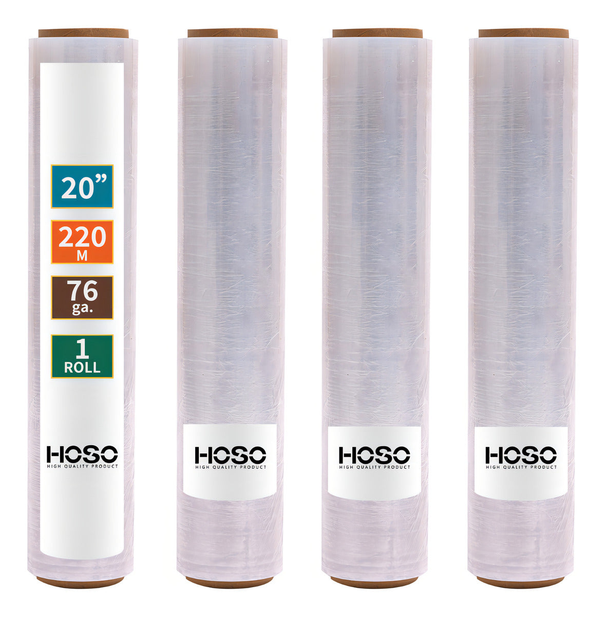 Film Estirable Hoso Blanco 250m X 50cm Resistente Embalaje Transporte
