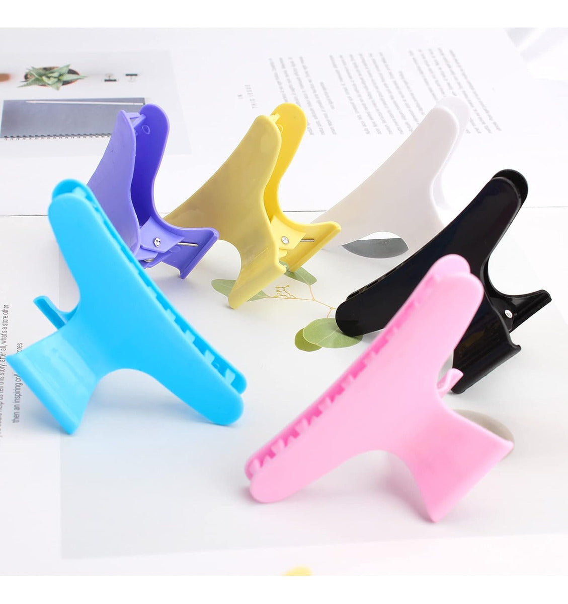 Pinzas Tomador 12 Und Cabello Colores O Negro