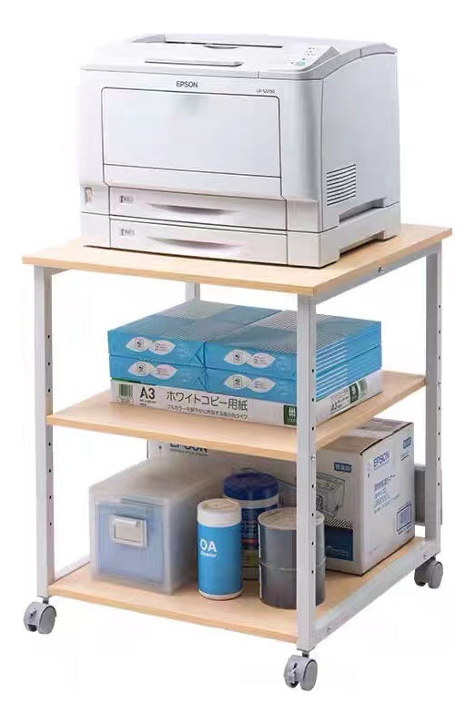 Estantería De Almacenamiento Móvil Adecuada Para Oficinas. Color Beige