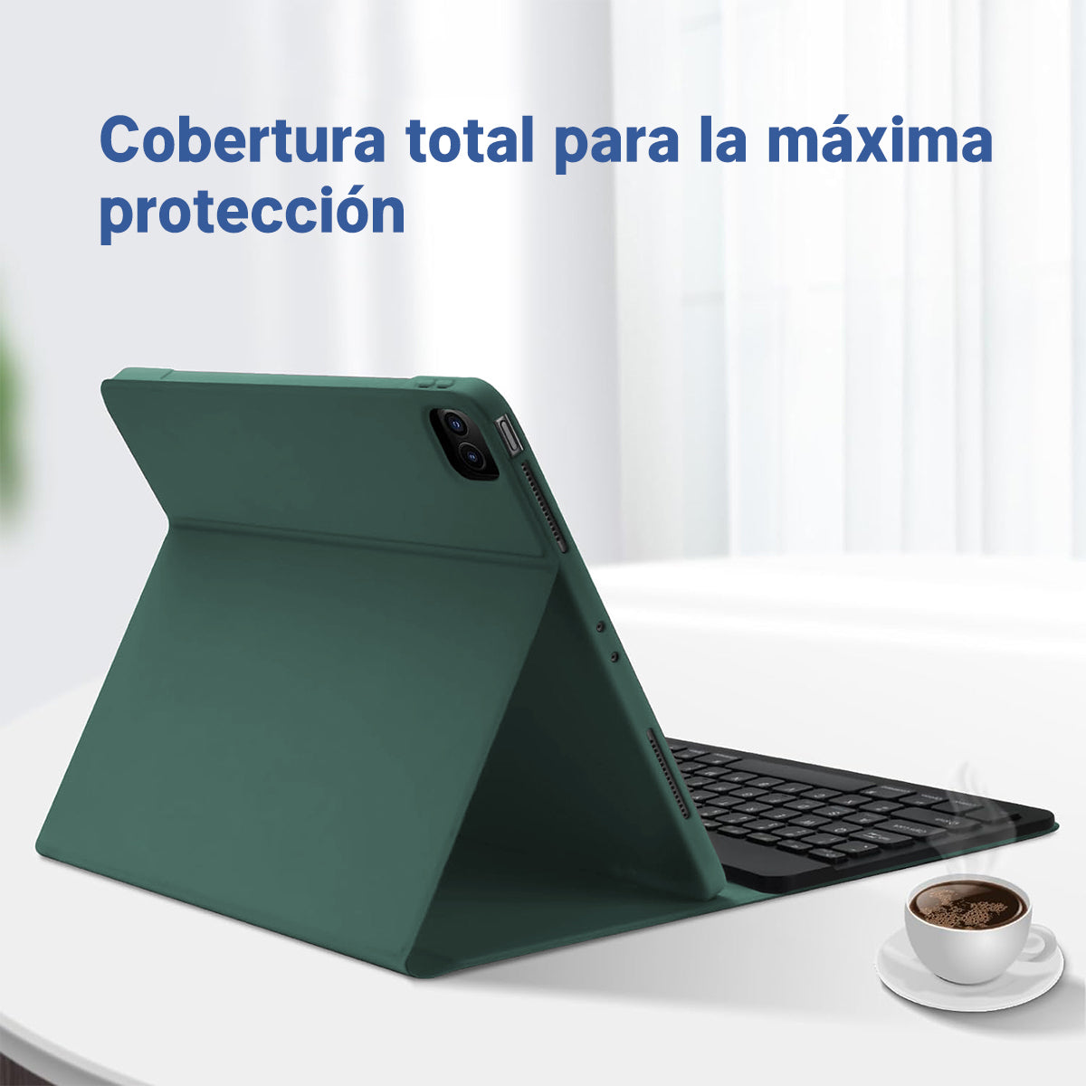 Carcasa iPad 9 Con Telcado Bluetooth Portátil Para 10.2/10.5