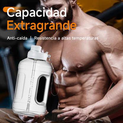 Botella De Agua Deportiva Motivacional Gran Capacidad 1.6l