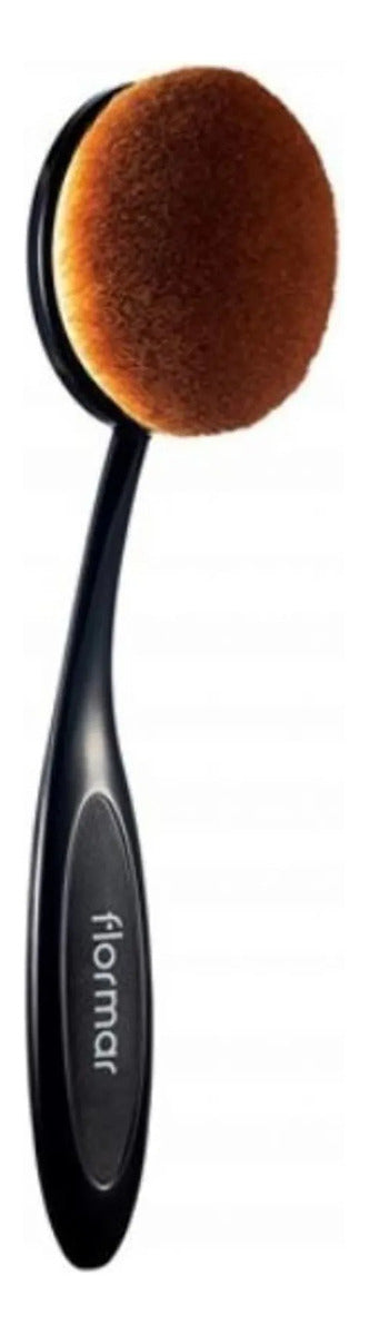Brocha Cepillo Ovalada Para Aplicar Maquillaje #4 Color Negro