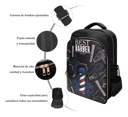 Mochila Organizadora Para Tijeras Maquina Barbero Portátil