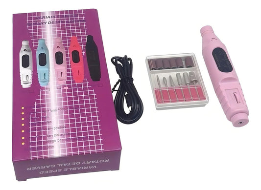 Kit Manicure Torno Manicure Torno De Uñas Limas Manicure