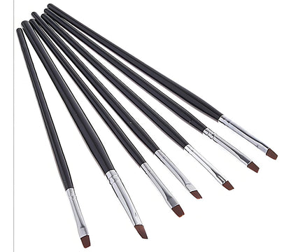 Kit 7 Pinceles Para Uv Gel Maricure