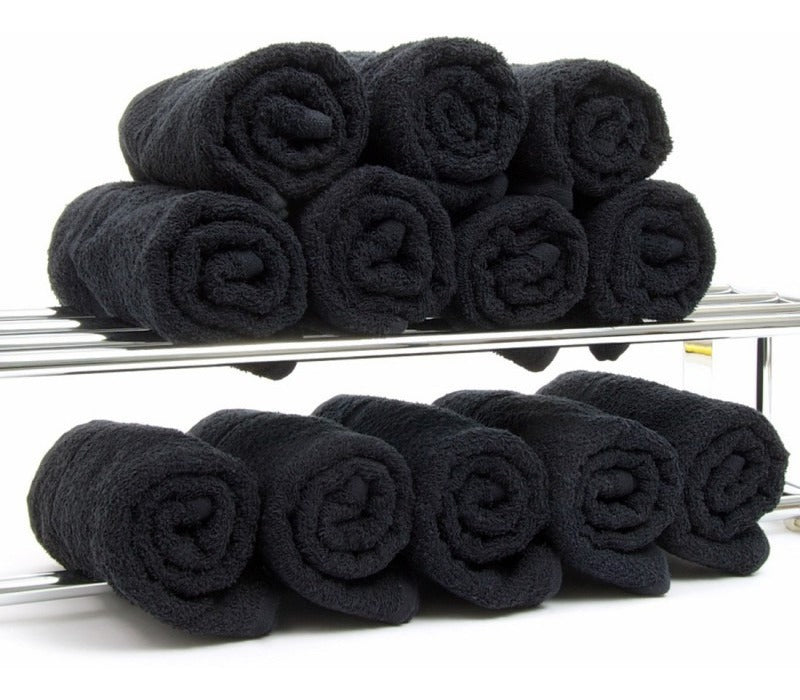 Toallas Para Peluquería / Barberia Negra