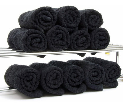 Toallas Para Peluquería / Barberia Negra